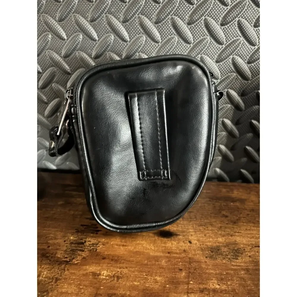 RARE Fujifilm Finepix S-Series Premium Faux Leather Camera Case Black Asymmetric